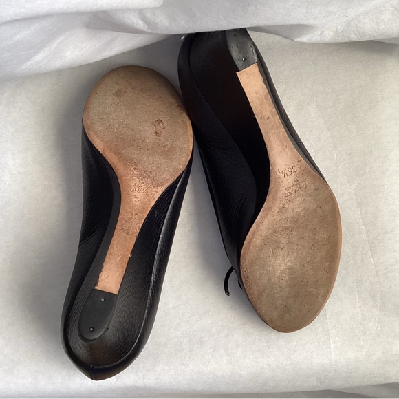 Authentic Gucci Cellarius Peep-Toe Wedge, Size 5.5 - Picture 9 of 12